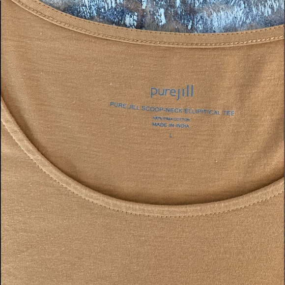 J.Jill Pure Jill scoop-neck elllipitical tee - Picture 3 of 3